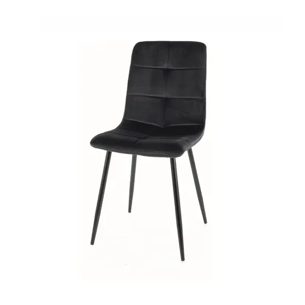Scaun YVANA VELVET - Negru