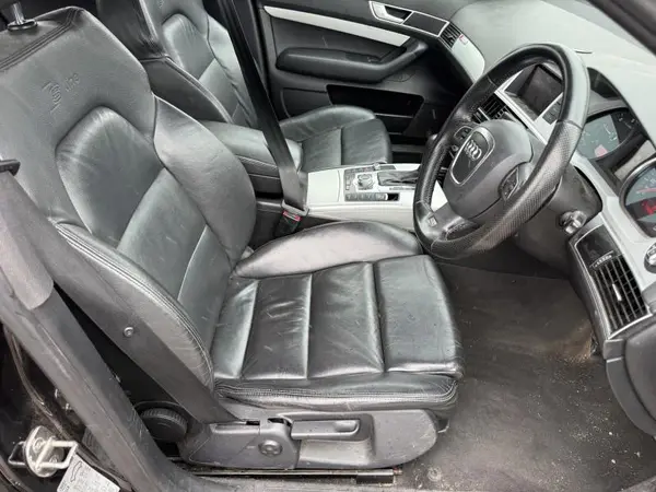 Scaune bancheta sline piele Audi A6 facelift (2008-2011) [4f, C6]