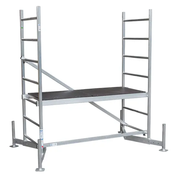 Schela din aluminiu Krause Climtec 0,6 x 1.5m, aluminiu, inaltime lucru 3m, modul 0 (baza)