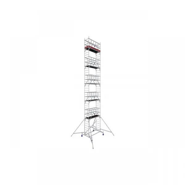 Schela mobila KRAUSE Protec, 0.7 x 2m, aluminiu, inaltime lucru 12.3m, inaltime podest 10.3m