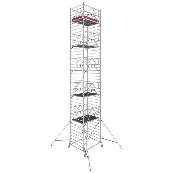 Schela mobila Stabilo S50 1,5 x 2m, aluminiu, inaltime lucru 13.4m, inaltime max. platforma 11.4m