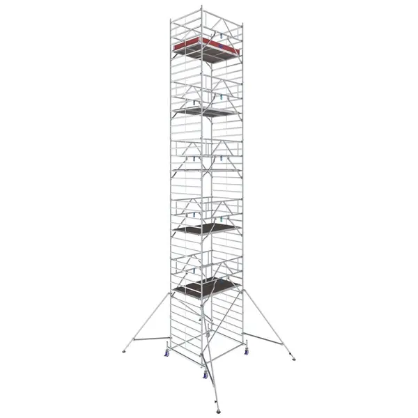 Schela mobila Stabilo S50 1,5 x 2m, aluminiu, inaltime lucru 12.4m, inaltime max. platforma 10.4m