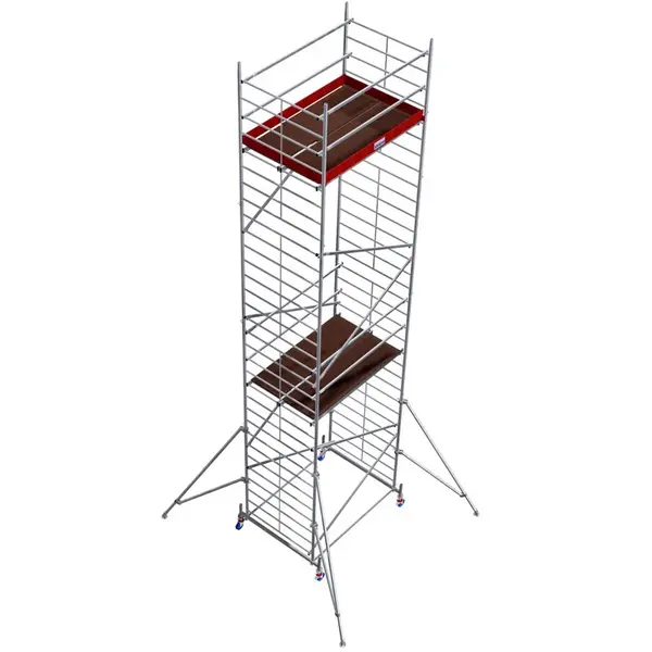 Schela Protec XXL 1,2 x 2m, aluminiu, inaltime lucru 9,3m, inaltime max. platforma 7,3m