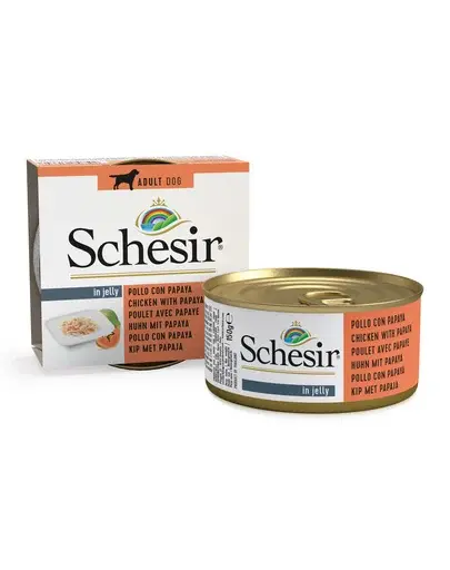 SCHESIR Fruit pui cu papaya 150 g