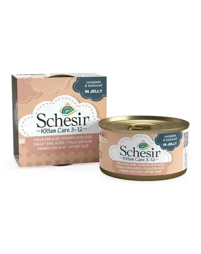 SCHESIR pui cu aloe pentru pisoi 85 g
