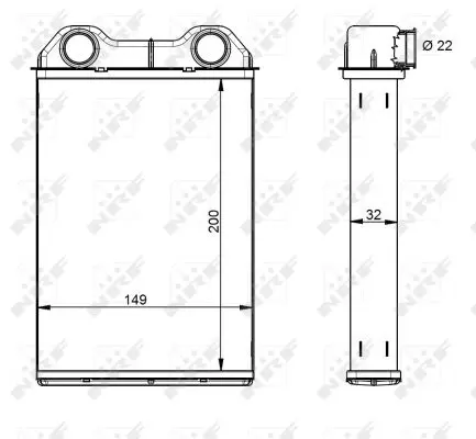 Schimbator caldura incalzire habitaclu MINI (R50, R53), (R52) 1.4D 1.6 intre 2001-2007