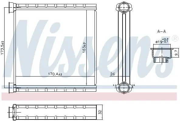 Schimbator caldura incalzire habitaclu potrivit AUDI Q3; CUPRA ATECA, FORMENTOR, LEON, LEON SPORTSTOURER; SEAT LEON, LEON SPORTSTOURER; SKODA KAROQ, KODIAQ I, OCTAVIA III, OCTAVIA IV; VW ARTEON, ARTEO
