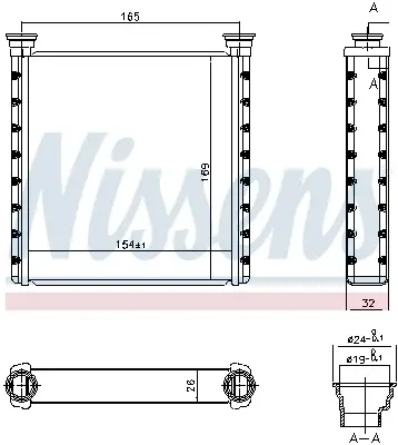Schimbator caldura incalzire habitaclu potrivit BMW Seria 1 (F40), 2 (F45), 2 GRAN COUPE (F44), 2 GRAN TOURER (F46), I3 (I01), X1 (F48), X2 (F39); MINI (F55), (F56), (F57), CLUBMAN (F54), COUNTRYMAN (