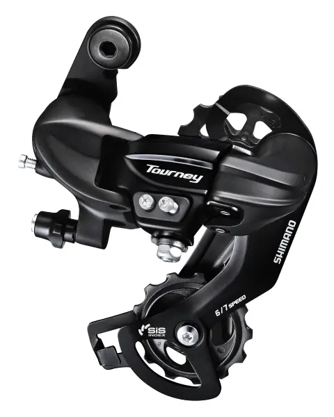 Schimbator spate Shimano Tourney RD-TY300 6 7 viteze, culoare negru