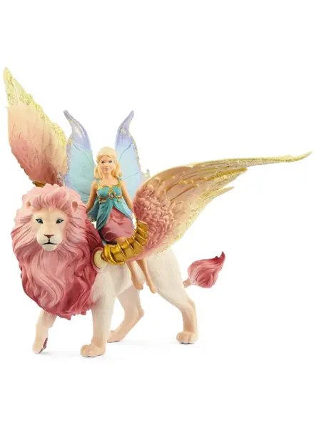 Schleich Bayala Fairy in Flight on Winged Lion 70714