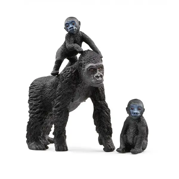 Schleich Figurina schleich, Gorilla Family, 19 x 13 x 4 cm
