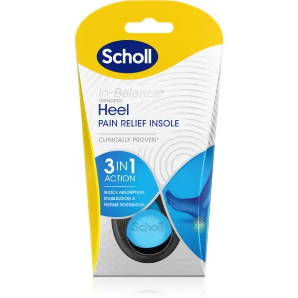 Scholl In-Balance Heel branțuri de încălțăminte pentru calcai mărime Large 1 pereche