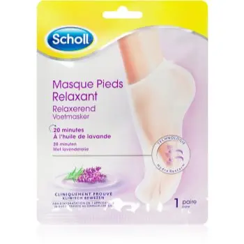 Scholl Pedimask™ Lavender masca regeneratoare pentru picioare sub formă de șosete