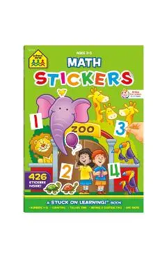 School Zone Math Stickers Workbook - School Zone