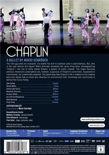Schroder: Chaplin (Balet) | Leipziger Ballett, Oper Leizip, Mario Schroder