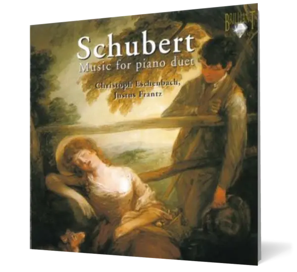 Schubert - music for piano duet/4 hands -Christoph Eschenbach & Justus Frantz