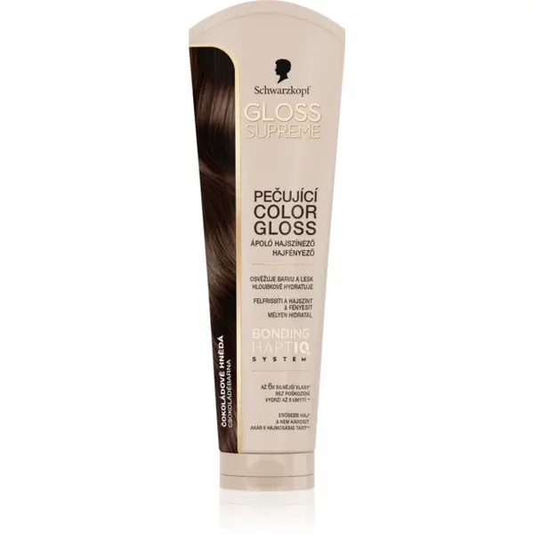 Schwarzkopf Creme Supreme Gloss mască colorantă ofera hidratare si stralucire culoare Chocolate Brown 145 ml
