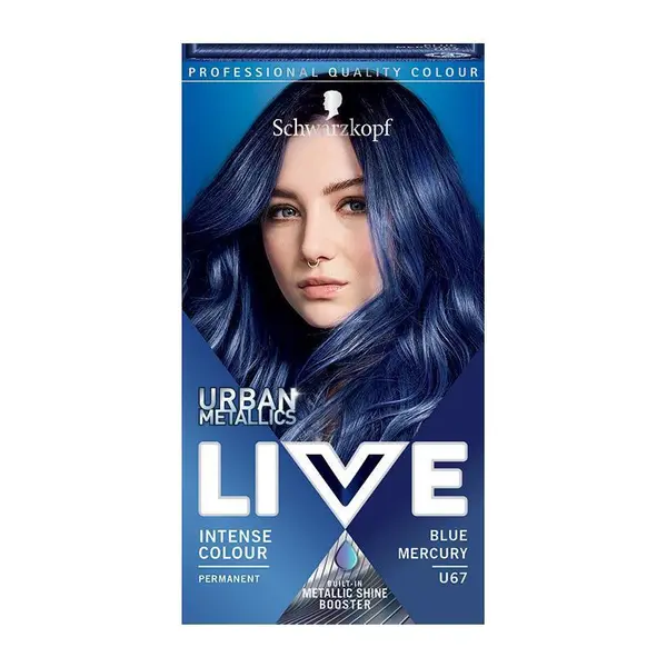 Schwarzkopf Live Urban Metallics Vopsea de păr Volum U72 Frasin Argint