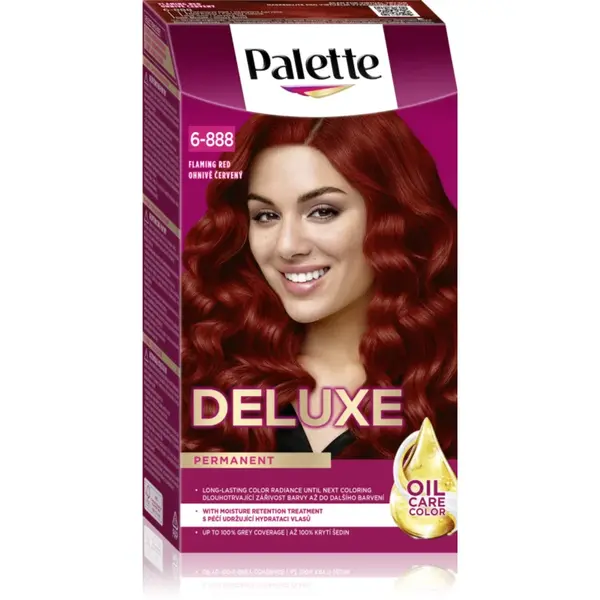 Schwarzkopf Palette Deluxe Culoare permanenta pentru par culoare 6-888 Flaming Red 1 buc