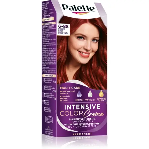 Schwarzkopf Palette Intensive Color Creme Culoare permanenta pentru par culoare 6-88 (RI5) Intensive Red 1 buc