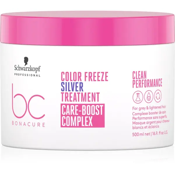 Schwarzkopf Professional BC Bonacure Color Freeze Silver masca intensiva pentru parul blond cu suvite 500 ml