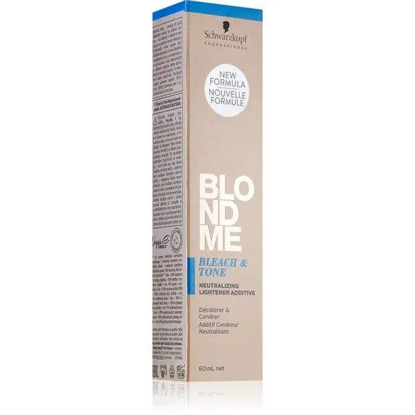 Schwarzkopf Professional Blondme Bleach & Tone Adaos de tonifiere si iluminare culoare Ash Additive 60 ml