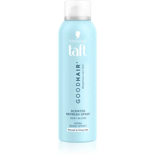 Schwarzkopf Taft Good Hair spray parfumat pentru par pentru părul pleoștit și electrizat Dewy Bloom 150 ml