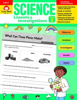 Science Lessons and Investigations, Grade 2, Paperback/Evan-Moor Educational Publishers