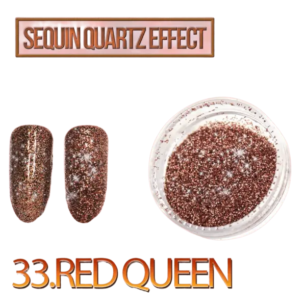 SCLIPICI HOLOGRAPHIC- RED QUEEN 33 - RQ-33 - Everin.ro