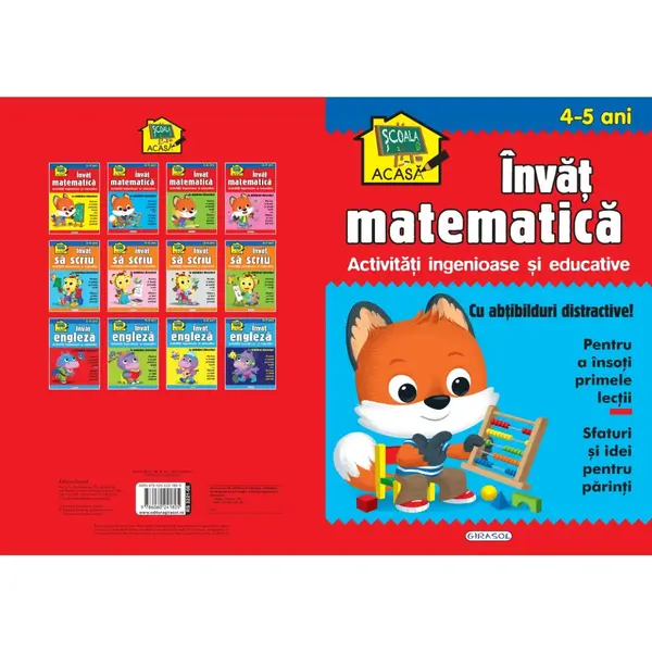 Scoala acasa, Invat matematica, 4-5 ani