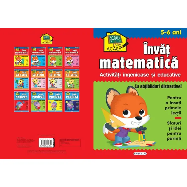 Scoala acasa, Invat matematica, 5-6 ani