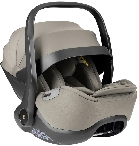 Scoică auto KikkaBoo Platinum – i-Class, i-Size, 40-87 cm, Champagne