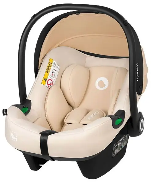 Scoică auto Lionelo - Astrid, i-Size, 40-87 cm, Beige Sand