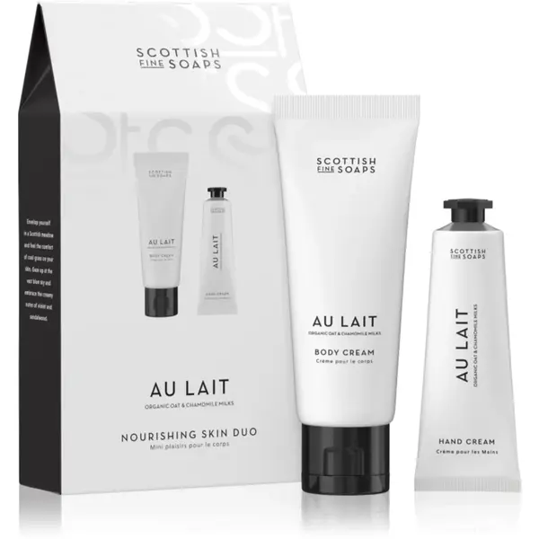 Scottish Fine Soaps Au Lait set cadou de maini