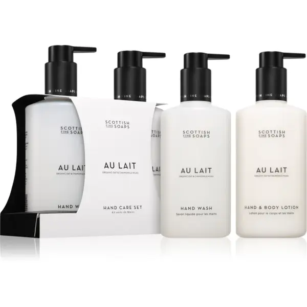 Scottish Fine Soaps Au Lait set cadou de maini