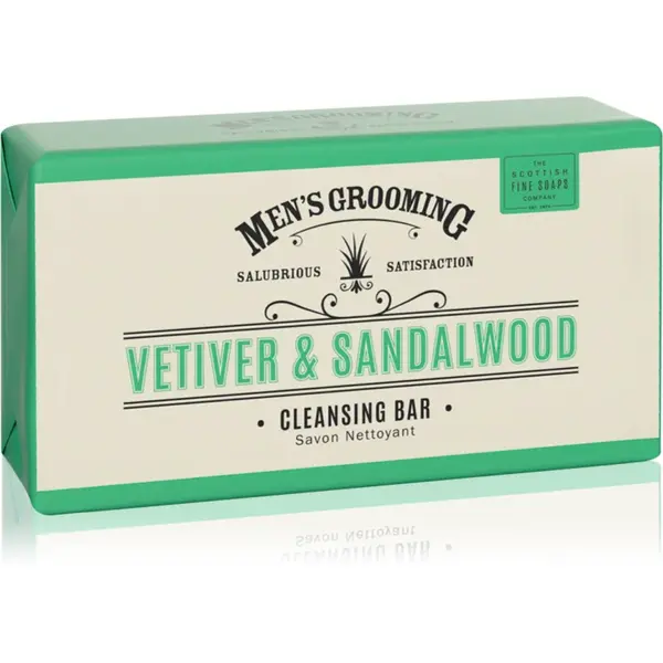 Scottish Fine Soaps Men’s Grooming Vetiver & Sandalwood săpun solid pentru curățare pentru barbati 220 g