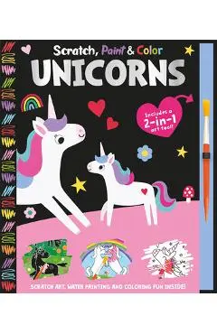 Scratch, Paint & Color Unicorns - Georgie Taylor
