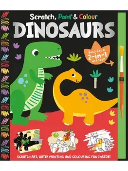 Scratch, Paint & Colour Dinosaurs, Hardback/Georgie Taylor