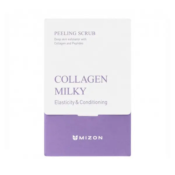Scrub facial cu colagen si efect de peeling, 40 bucati, Mizon