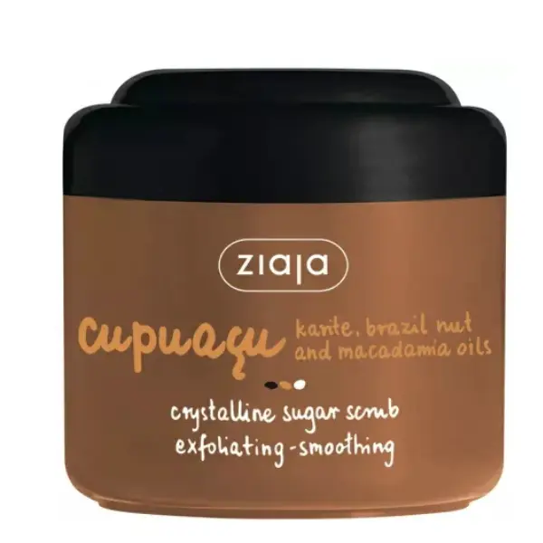 Scrub pentru corp cu zahar cristalin Cupuacu, Ziaja | 200 ml