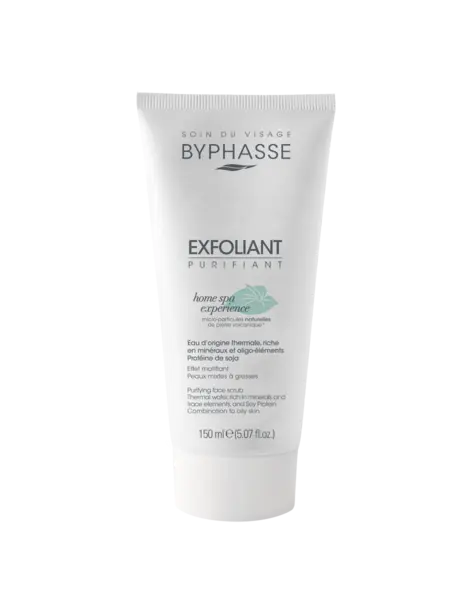 Scrub purifiant pentru ten mixt spre gras Home Spa Experience, 150ml, Byphasse