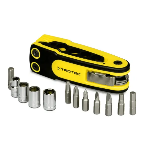 Scula multifunctionala TROTEC 15-in-1, Pentru insurubat, taiat, debitat, Material otel