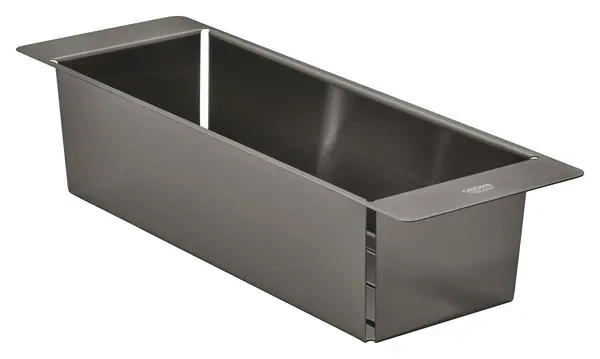 Scurgator chiuveta Grohe, Multifunctional Colander 450, 450 x 150 x 100, otel, brushed hard graphite, antracit mat