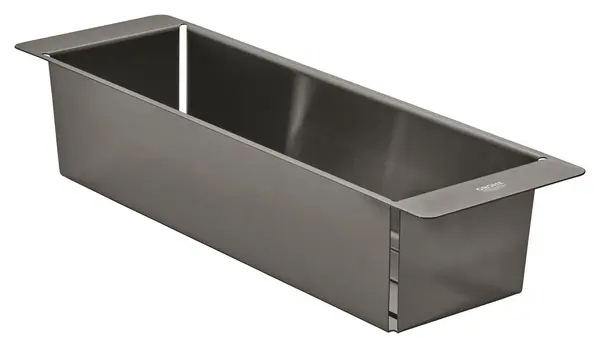 Scurgator chiuveta Grohe, Multifunctional Colander 450, 490 x 150 x 100, otel, brushed hard graphite, antracit mat