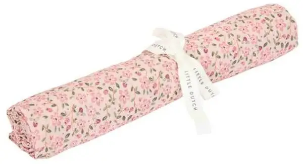Scutec de bumbac pentru bebeluși Little Dutch Fairy Floral - 120 х 120 cm