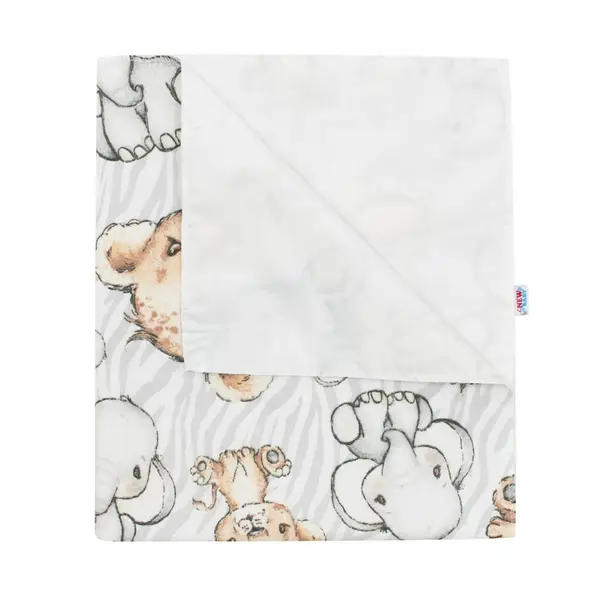 Scutec impermeabil, New Baby, Din flanel, Cu multiple intrebuintari, Dimensiune 57x47 cm, Baby Zoo
