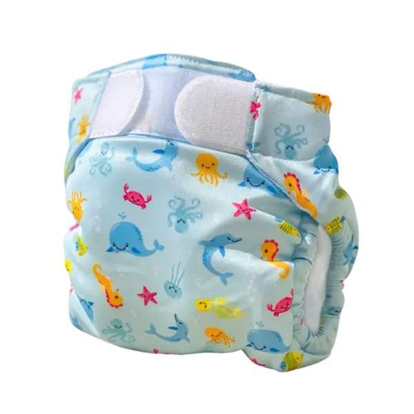 Scutec inot reutilizabil 4–9 kg Albastru, 1 bucata, Freds Swim Academy