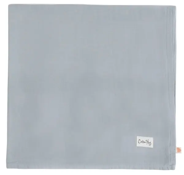 Scutec pentru bebeluși Cotton Hug - 120 х 120 cm, albastru