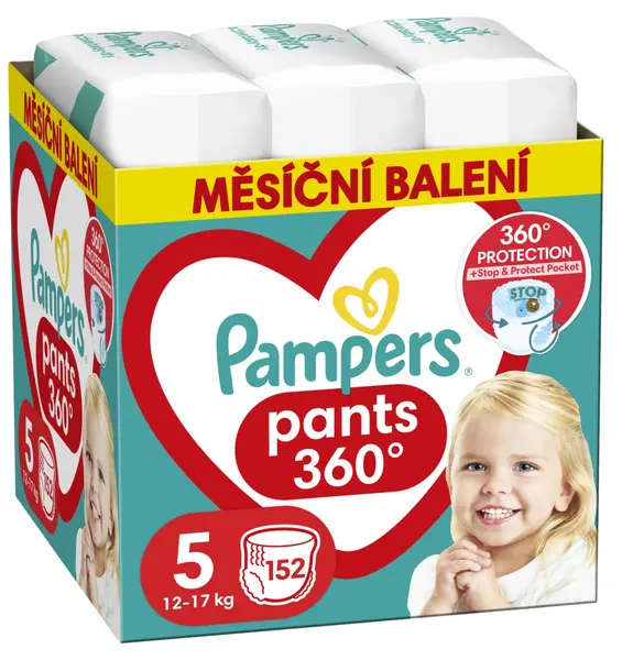 Scutece chilotei Pampers 5, 152 buc.