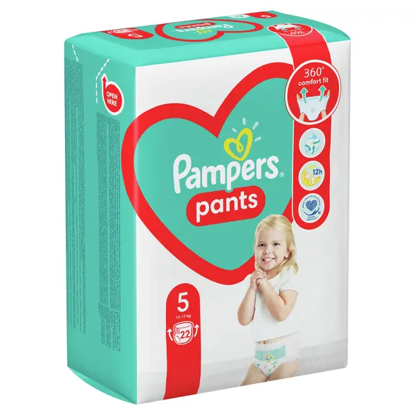Scutece chilotei Pampers 5, 22 buc.